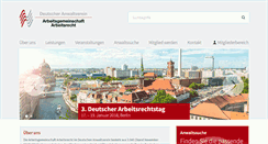 Desktop Screenshot of ag-arbeitsrecht.de